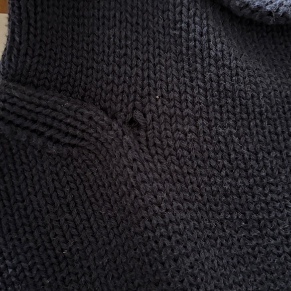 J.Crew Cotton Rollneck Navy Blue Women's Sweater - Picture 7 of 7